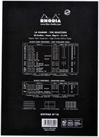 Schrijfblok Rhodia A4 dots 160 pagina's 90gr zwart-2