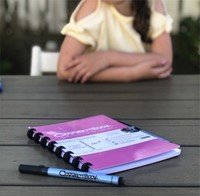 Notitieboek Correctbook A5 lijn 40blz blossom pink-1