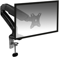 Otto's monitor bureausteun 13 tot 27 inch gasgeveerd zwart, 1 scherm
