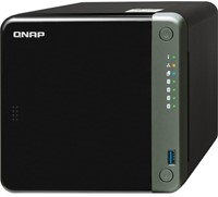 QNAP TS-453D-8G 4 x Total Bays SAN/NAS Storage System - 4 GB Flash Memory Capacity - Intel Celeron Quad-core (4 Core) 2 GHz - 8 GB RAM - DDR4 SDRAM Tower - Serial ATA/600 Controller - RAID Supported - 0, 1, 5, 6, JBOD RAID Levels - 2.5 Gigabit Ethernet - QTS 4.4.2