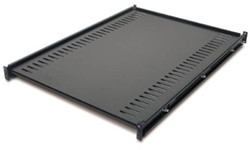 APC by Schneider Electric 1U Rack Shelf - Black - 113.40 kg Maximum Weight Capacity