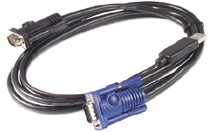 APC AP5257 toetsenbord-video-muis (kvm) kabel Zwart 3,66 m-2