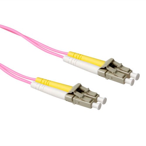 ACT 3m 50/125µm OM4 Glasvezel kabel LC Blauw