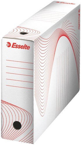 Archiefdoos Esselte standaard 100mm 352x250 wit-3