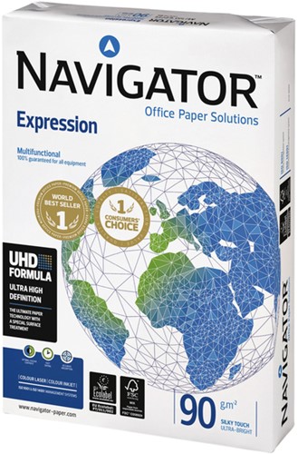 Kopieerpapier Navigator Expression A3 90gr wit 500 vel