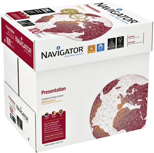 Kopieerpapier Navigator Presentation A4 100gr wit 500vel-2