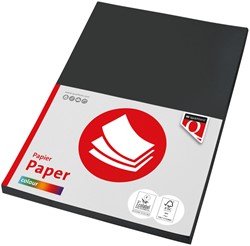 Kopieerpapier Quantore Colour A4 160gr zwart 50vel