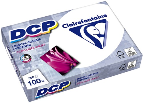 Laserpapier Clairefontaine DCP A4 100gr wit 500 vel