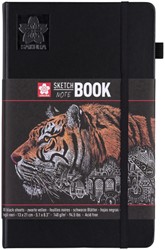 Schets-notitieboek Sakura 13x21cm 140gr 80vel zwart