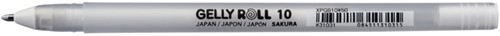 Gelschrijver Sakura Gelly Roll Basic 10 0.5mm wit-4