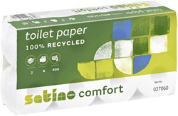 Toiletpapier Satino MT1 Comfort 2-laags 400 vel wit 027060