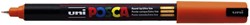 Verfstift Posca PC1MR  EF donkeroranje