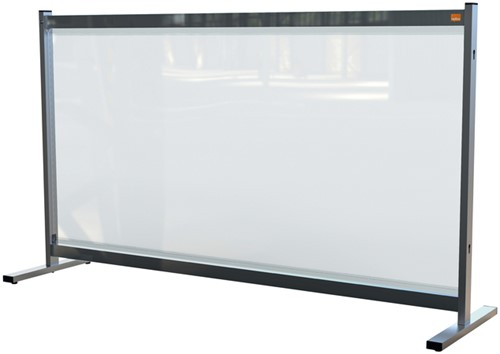 Bureauscherm Nobo doorzichtig PVC 1470x860mm-2