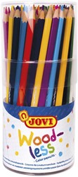 Kleurpotlood Jovi triangle houtvrij set à 84 kleuren ass