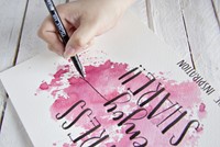 Brushpen Sakura Pigma fijn zwart-10