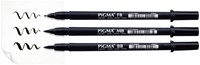 Brushpen Sakura Pigma medium zwart-5