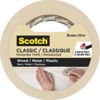 Afplaktape Scotch Classic 36mmx50m beige-2