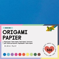 Origami papier Folia 70gr 20x20cm 500 vel assorti kleuren-2