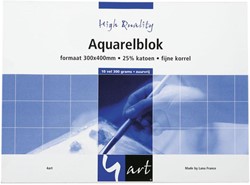 Aquarelblok 4art 40x50 300gr