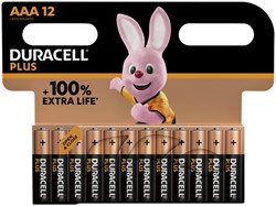 Batterij Duracell Plus 12xAAA
