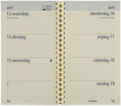 Agenda 2026 Brepols Optivision Pocket Palermo 7dagen/2pagina's zwart