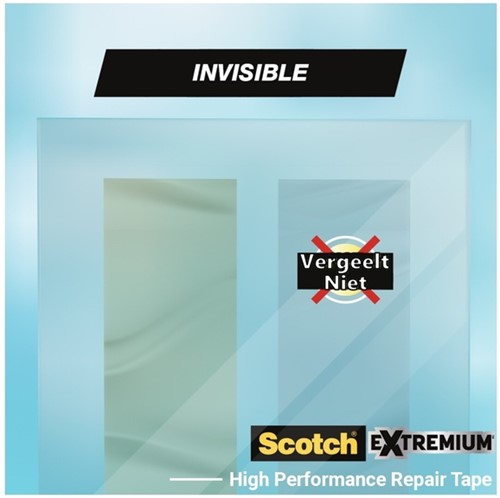 Plakband Scotch Extremium invisible 48mmx25m transparant-2