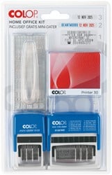 Stempelset Colop thuiskantoor 3-delig