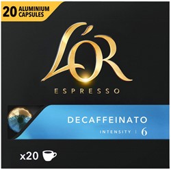 Koffiecups L'Or espresso Decaffeinato 20st