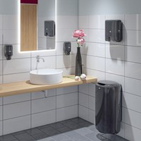 Handdoekdispenser Tork Mini H3 Elevation voor C- en Z-vouw  handdoek zwart 553108-1