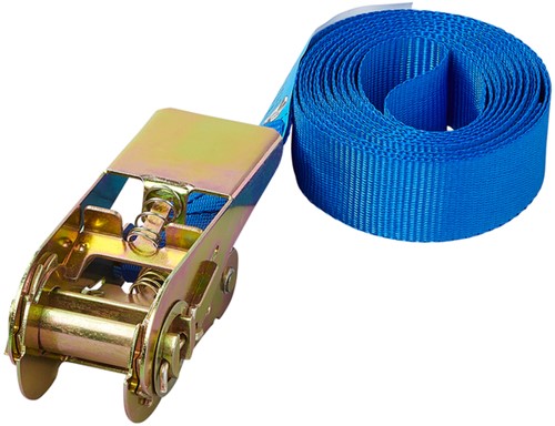 Spanband ProPlus blauw met ratel 3,5m-1