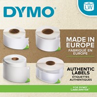 Etiket Dymo labelwriter 2133400 54mmx101mm badge zwart/geel rol à 220stuks-7