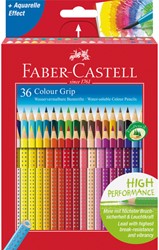 Kleurpotloden Faber-Castell Grip set à 36 stuks assorti