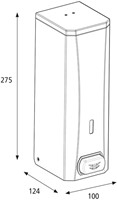 Dispenser Katrin 982517 zeepdispenser Metaal wit-3