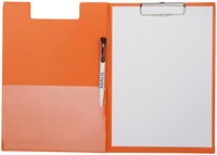 Klembordmap MAUL A4 staand met penlus PVC neon oranje-1