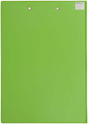 Klembordmap MAUL A4 staand met penlus PVC neon groen-2