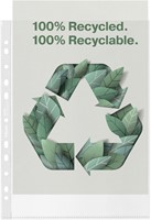 Showtas Esselte recycle PP A4 70µ 11-gaats transparant 100 stuks-3