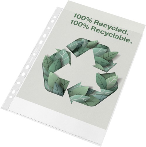 Showtas Esselte recycle PP A4 70µ 11-gaats transparant 100 stuks-1