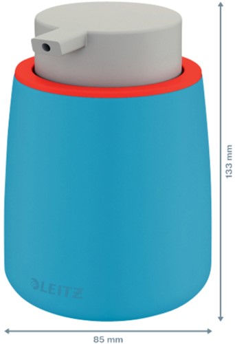 Handzeepdispenser Leitz Cosy voor handzeep 300ml blauw-2