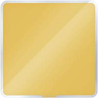 Glasbord Leitz Cosy magnetisch 450x450mm geel