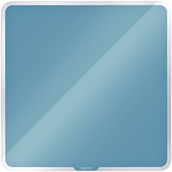 Glasbord Leitz Cosy magnetisch 450x450mm blauw