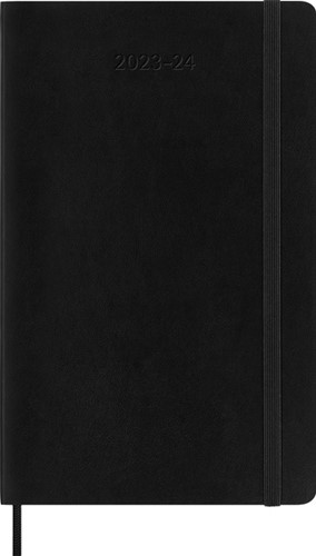 Agenda 2023/2024 Moleskine 18M Planner Weekly 7dag/1pagina large 130x210mm soft cover black-2
