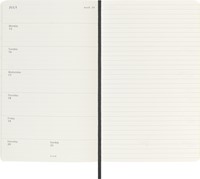 Agenda 2023/2024 Moleskine 18M Planner Weekly 7dag/1pagina large 130x210mm soft cover black-1