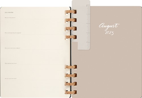 Agenda 2023/2024 Moleskine 12M Academic Planner Weekly 7dag/2pagina's extra large 204x252mm hard cover ringen crush kiwi-12
