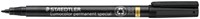 Viltstift Staedtler Lumocolor 319 special permanent M zwart