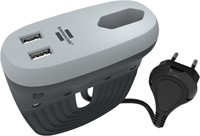 Laadstation Brennenstuhl Sofa 1 eurosocket 2 USB zwart/grijs-6