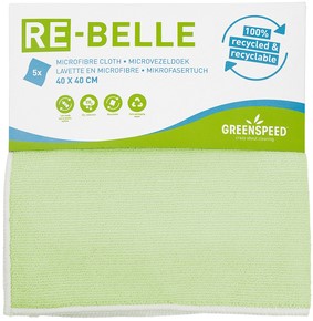 Microvezeldoek Greenspeed Re-belle 40x40cm groen