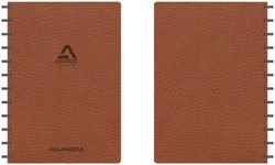 Schrift Adoc Business A4 lijn 144blz 90gr bruin