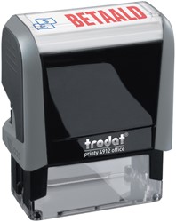 Tekststempel Trodat Printy 4912 Office betaald grijs