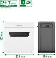 Papiervernietiger Leitz IQ Protect Premium 3M snippers 2x15mm-2
