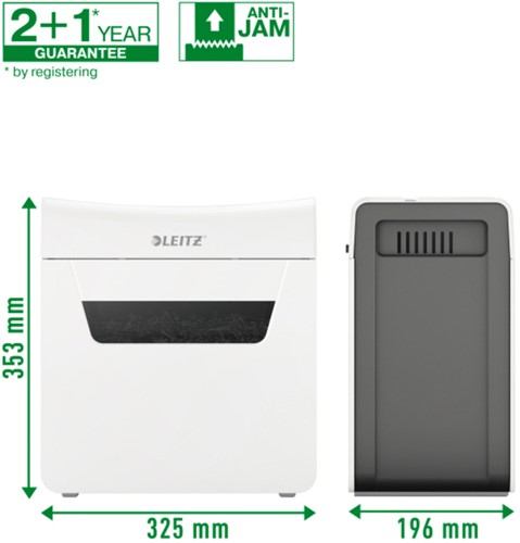 Papiervernietiger Leitz IQ Protect Premium 3M snippers 2x15mm-2